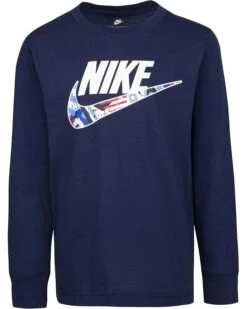 Nike Kids Thrill Seeker Long Sleeve T-Shirt (Toddler/Little Kids/Big Kids) | Shirts & Tops